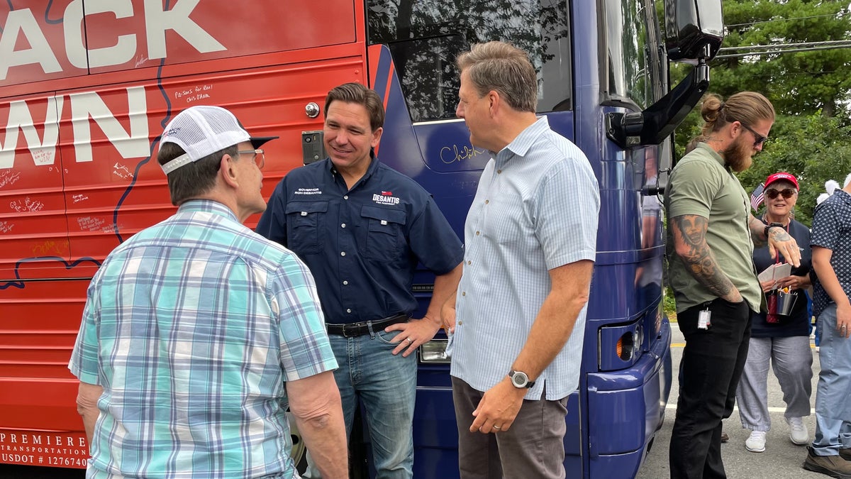 DeSantis campaigning