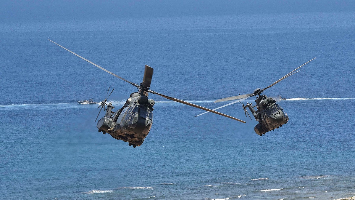 Lebanese helicopters part of US Navy drill in Arabian Gulf
