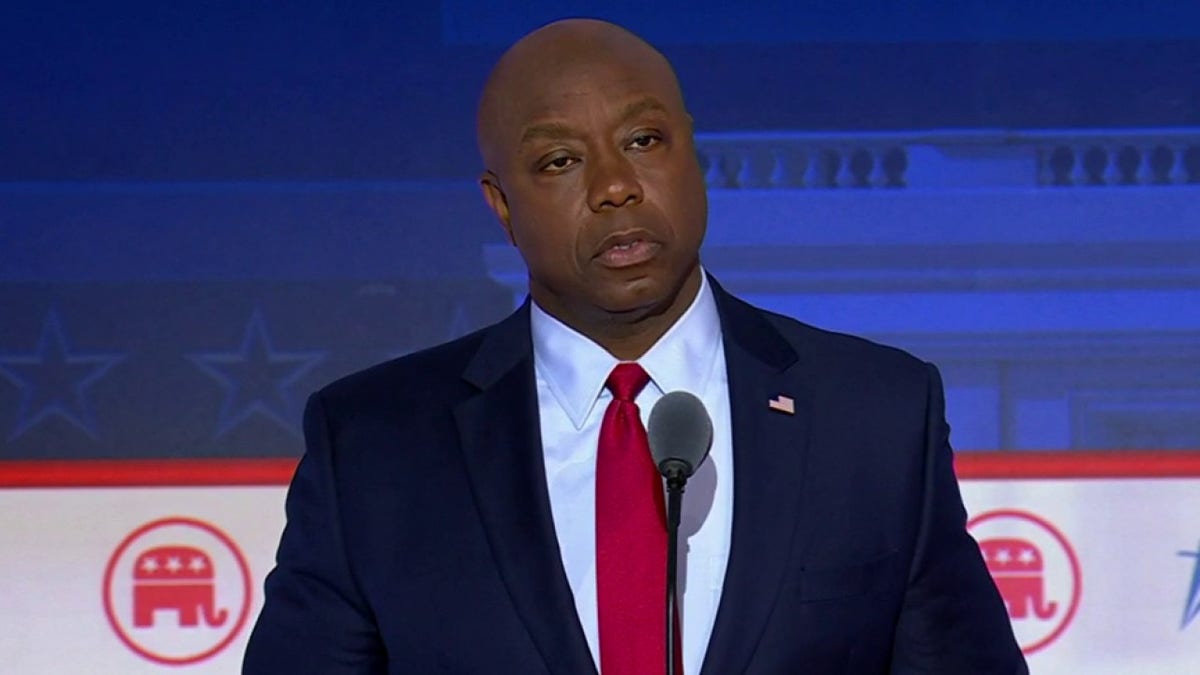 Tim Scott at Republican presidential nomination debate