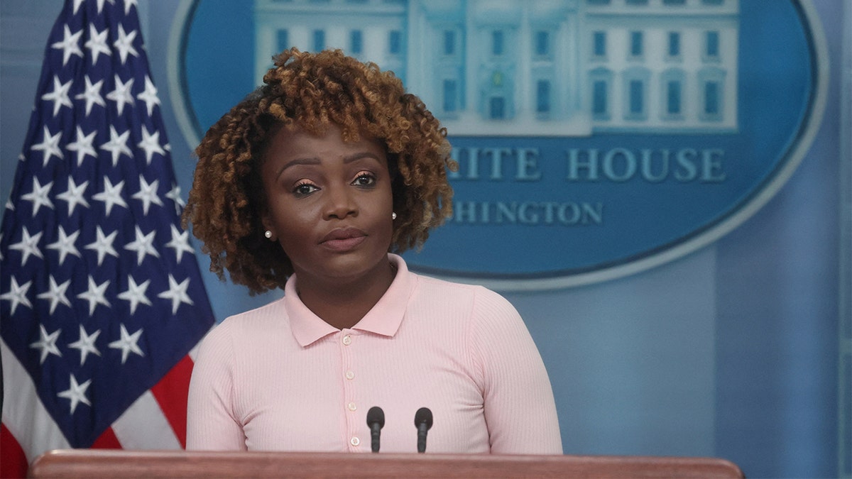 White House press secretary Karine Jean-Pierre