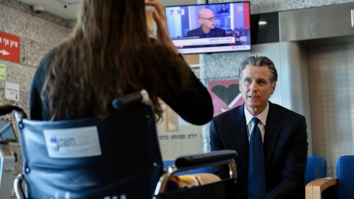 Gavin Newsom visits Israel