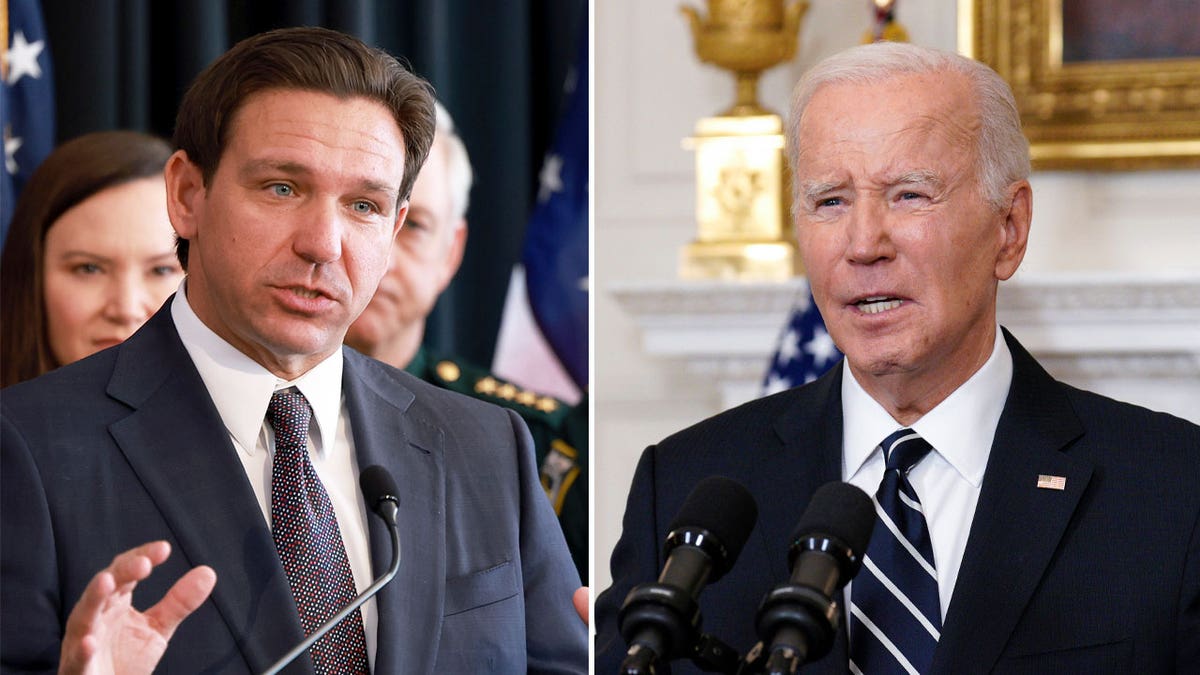 Ron DeSantis, Joe Biden