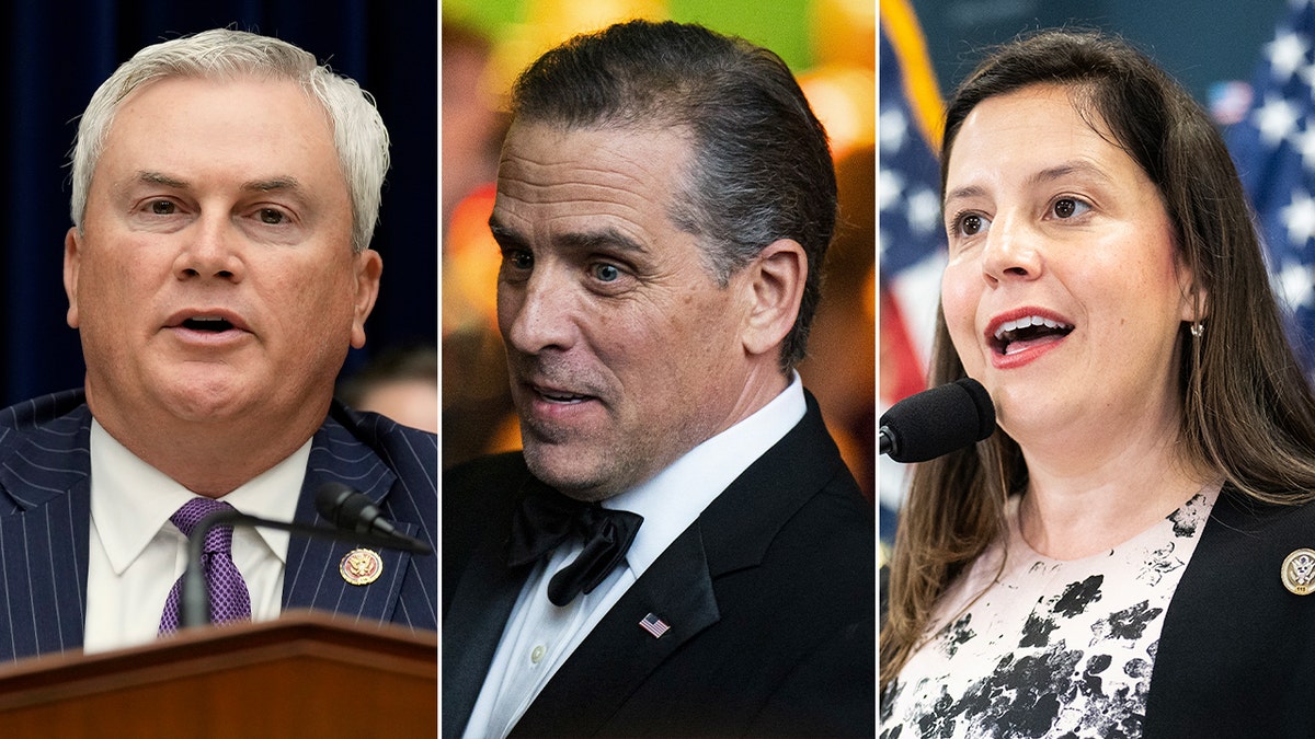 Comer, Hunter Biden and Stefanik split imafe