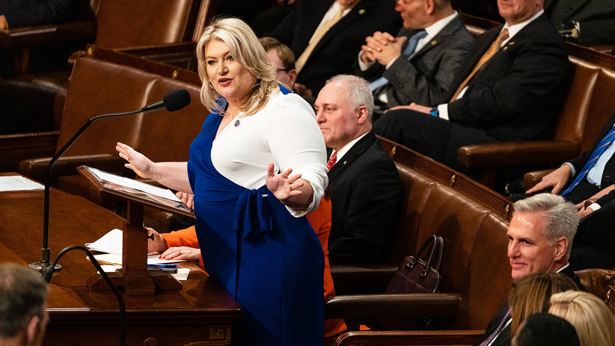 Kat Cammack speaks on the House floor