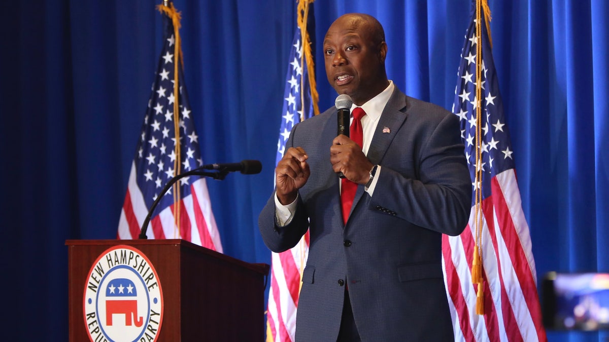 Sen. Tim Scott of South Carolina in New Hampshire