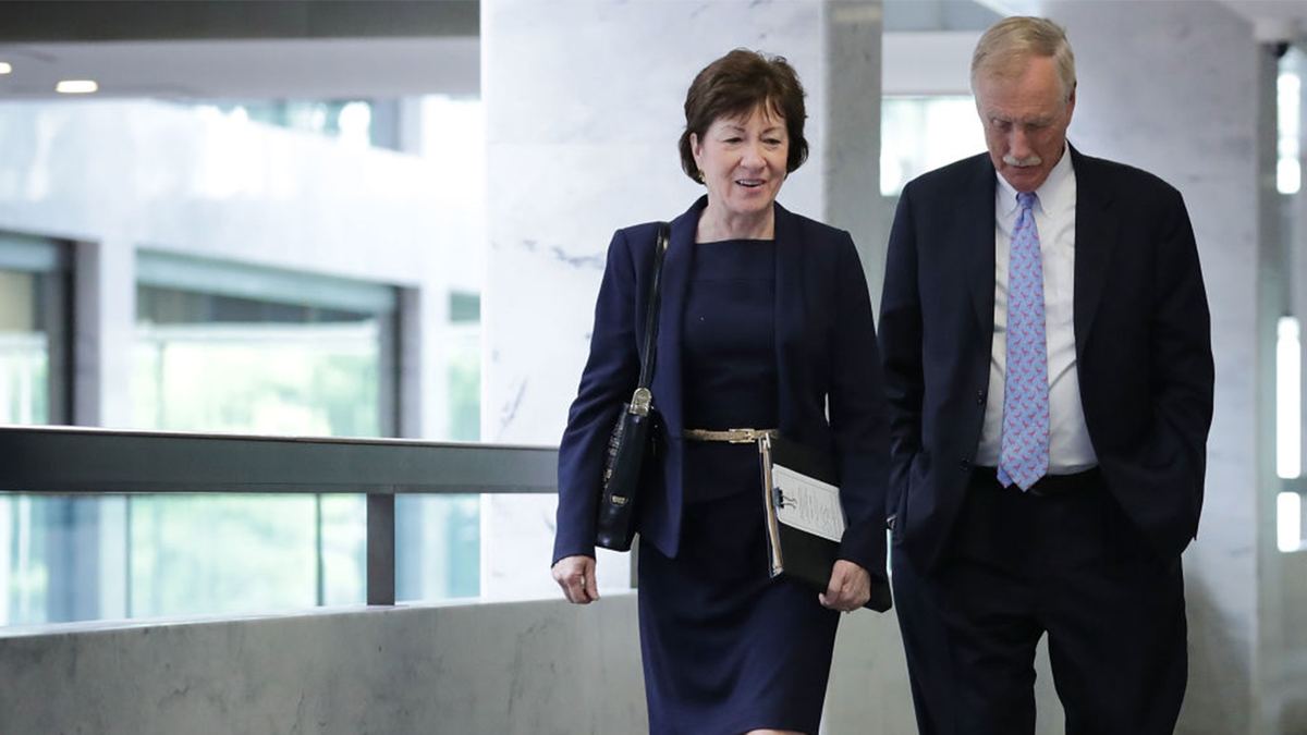 Maine Sens. Susan Collins and Angus King