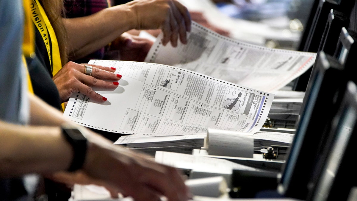 Pennsylvania primary ballot count