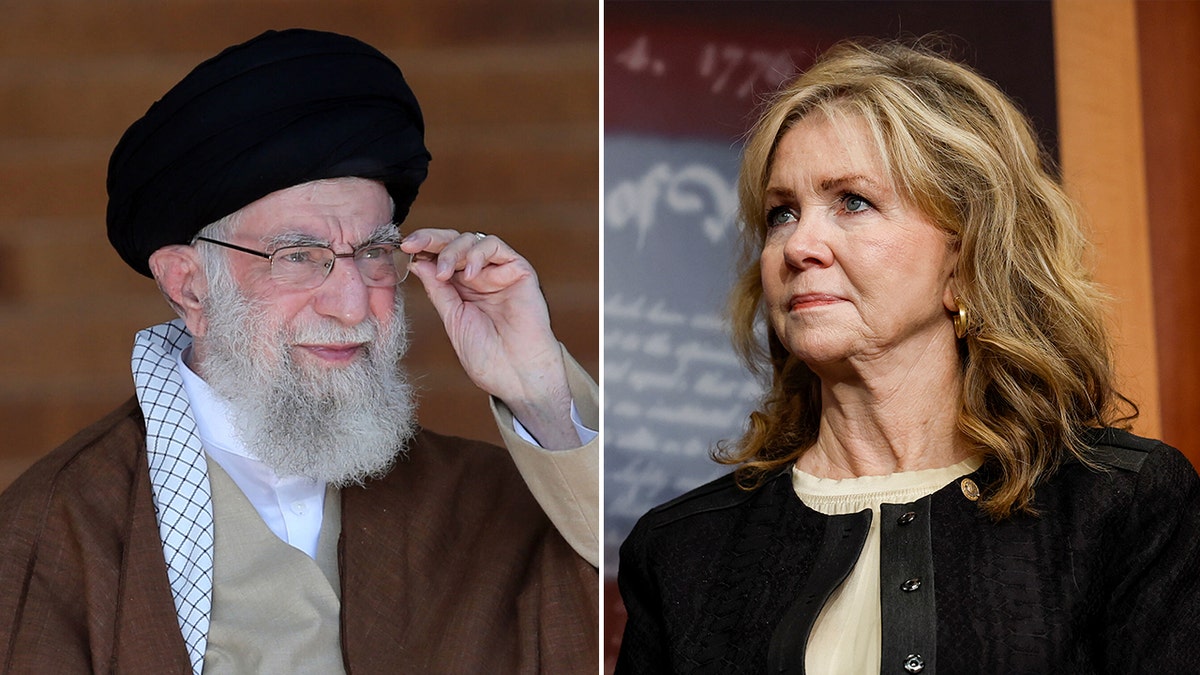 Ayatollah Khamenei and Marsha Blackburn