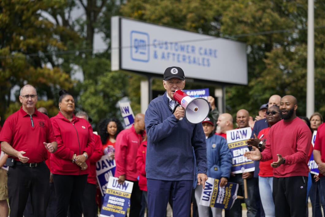 Auto Workers Strike Biden