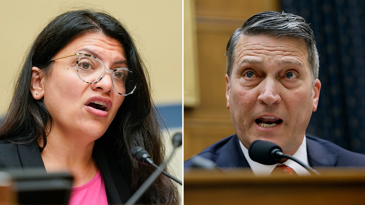 Rashida Tlaib and Ronny Jackson