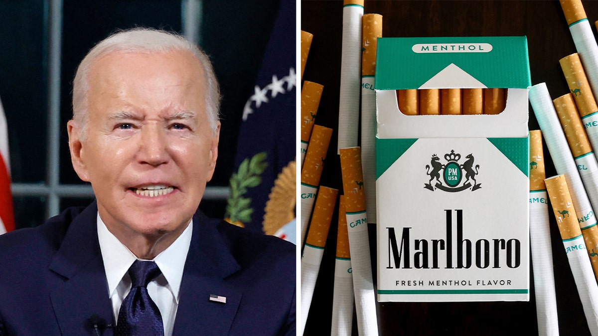 Biden, menthol cig