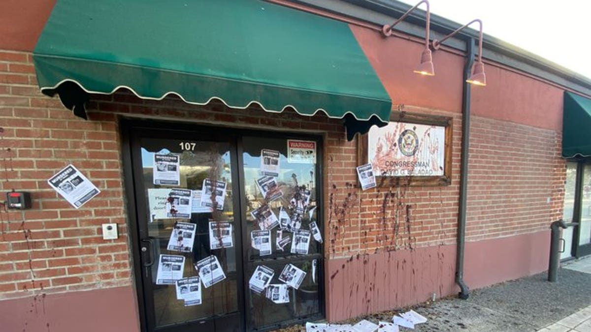 Congressman David Valadao's Hanford, CA office vandalized