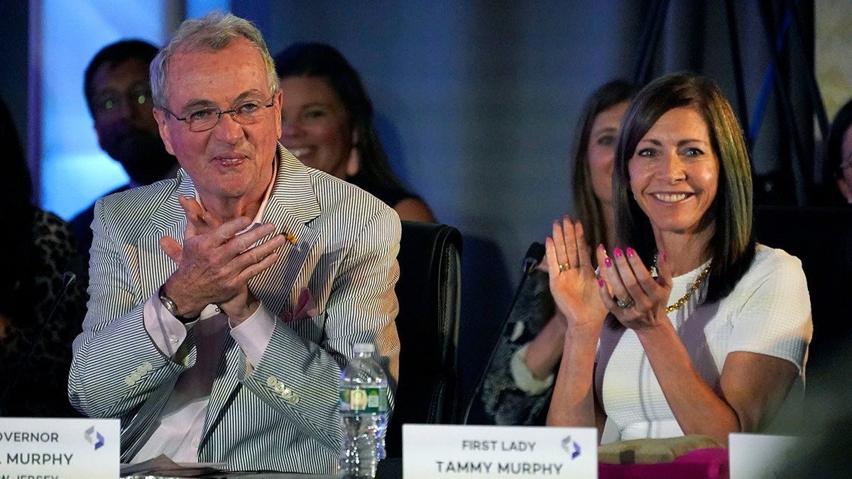 New Jersey Gov. Phil Murphy and wife, Tammy Murphy