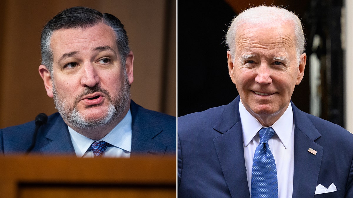 Sen Ted Cruz and President Biden