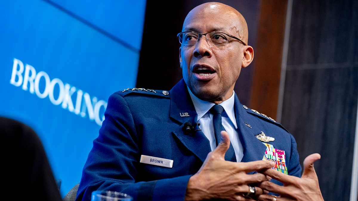 Air Force Gen. Gen. Charles Brown, Jr. speaks in Washington, DC