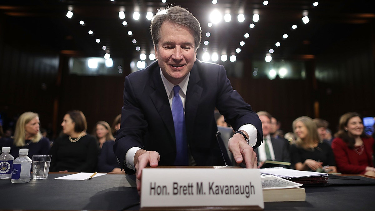 Kavanaugh inside Hart senate room