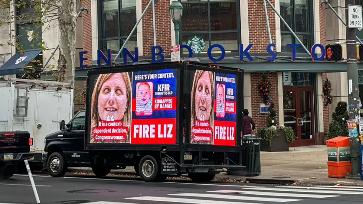 Penn protest truck