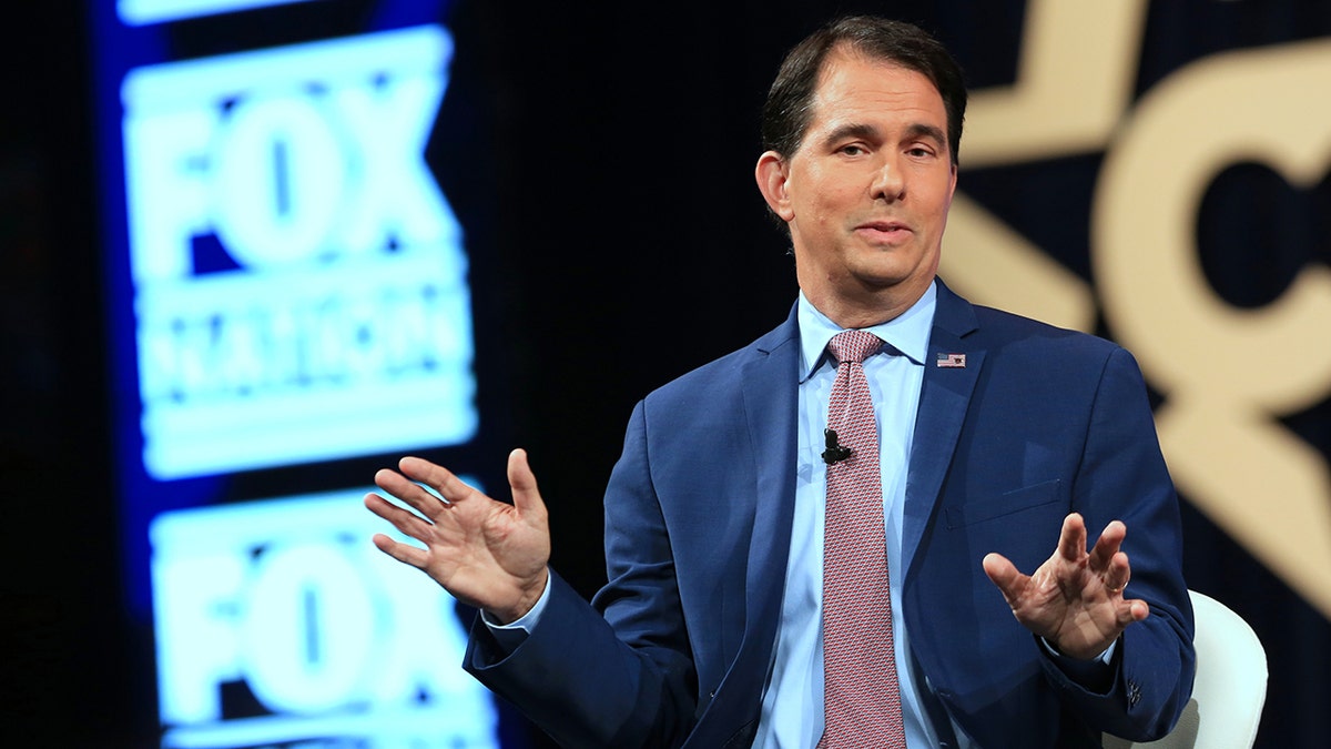 Former Wisconsin Gov. Scott Walker speaks at CPAC 2021