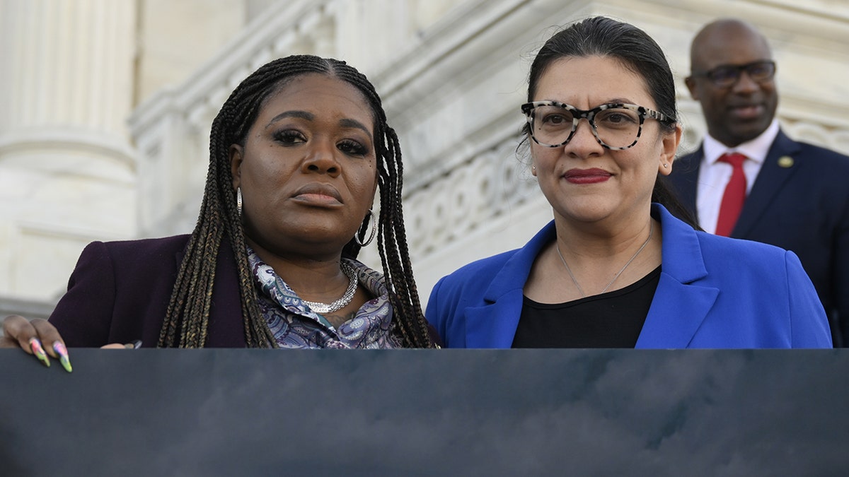 Cori Bush and Rashida Tlaib demand cease-fire in Israel-Hamas war