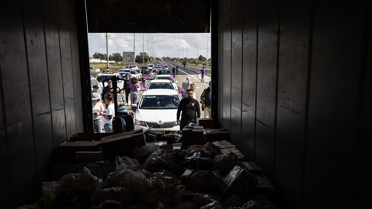 Truck load of Gaza aid