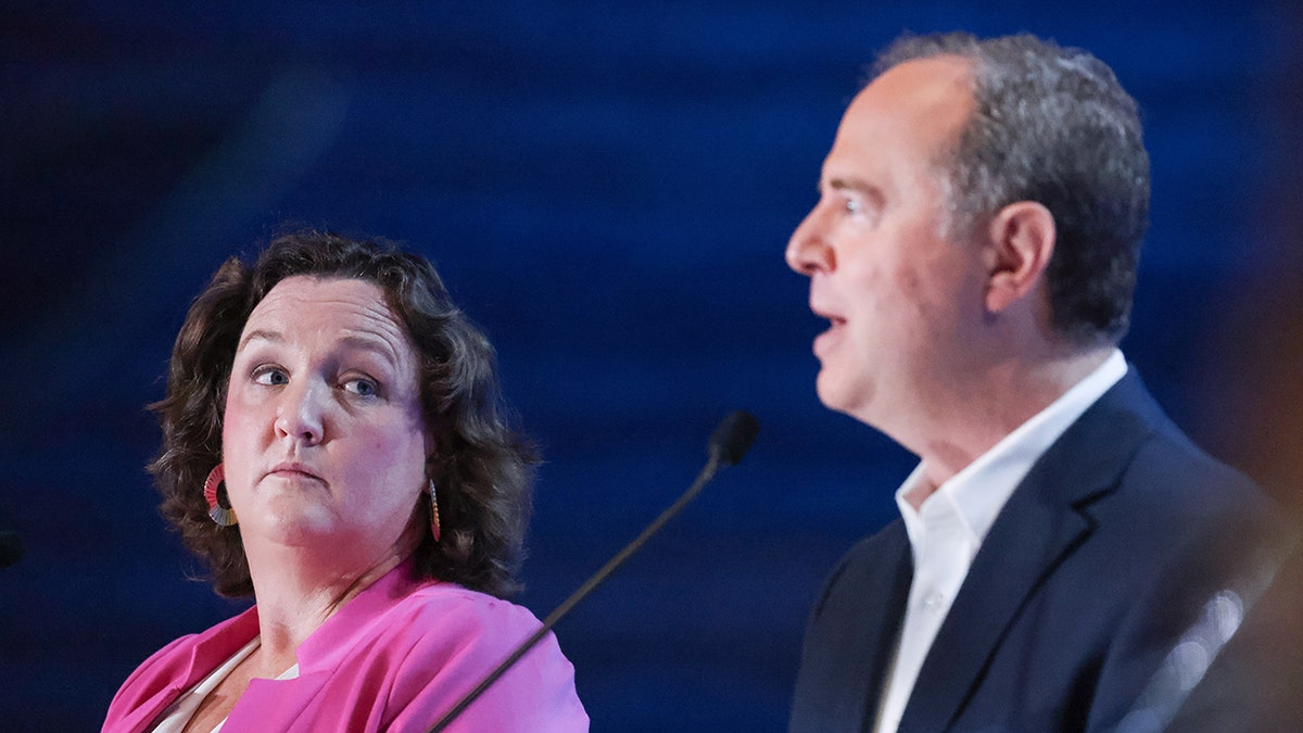 Katie Porter and Adam Schiff