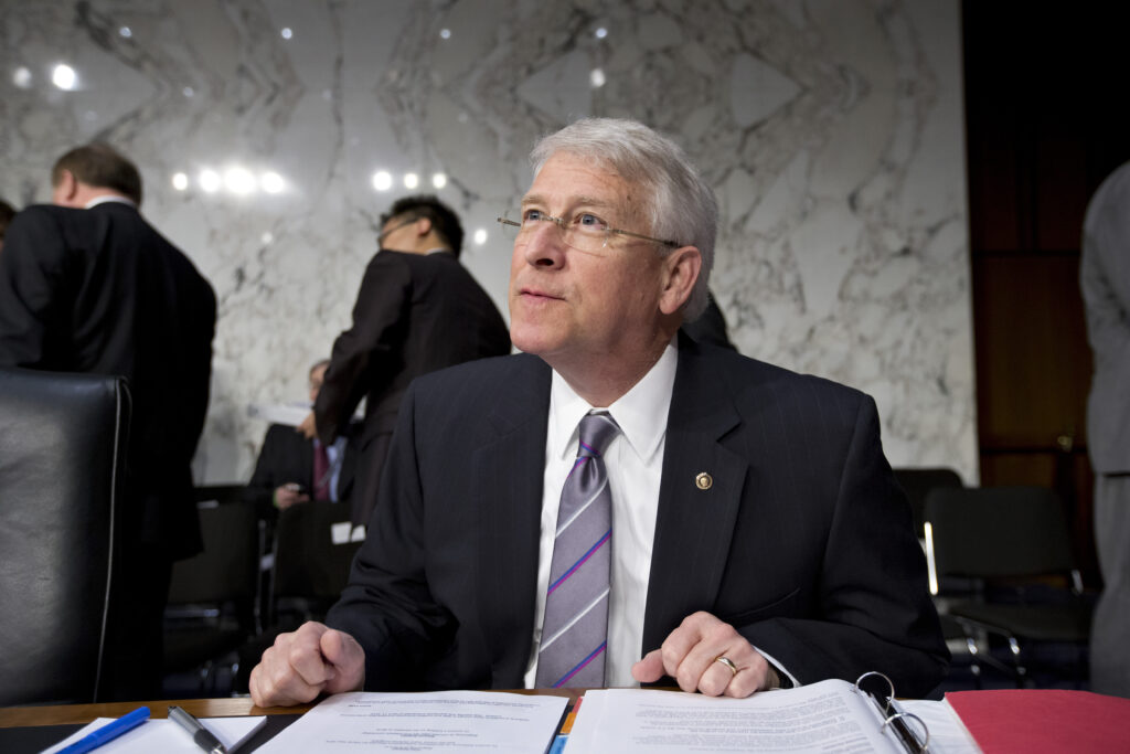 Sen. Roger Wicker, R-Miss., was one of two senators to vote against the immigration package Wednesday after voting to advance the bill Monday. (AP/J. Scott Applewhite)