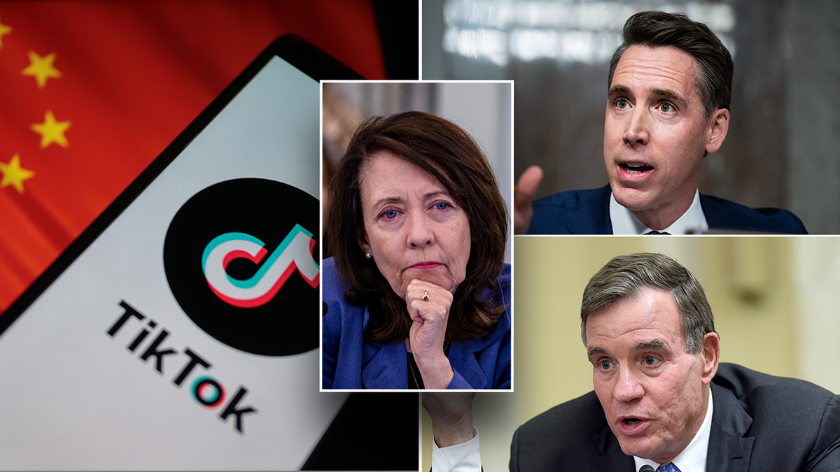 Sens. Maria Cantwell, Josh Hawley, Mark Warner