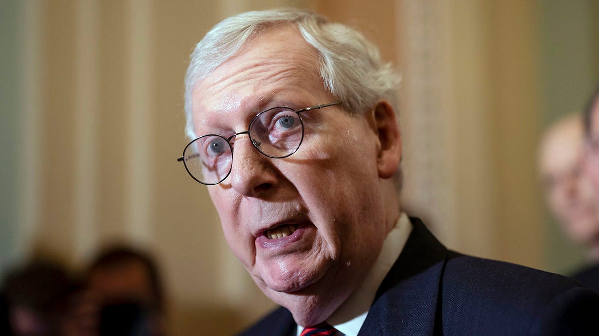 Republican Sen. McConnell on Capitol Hill