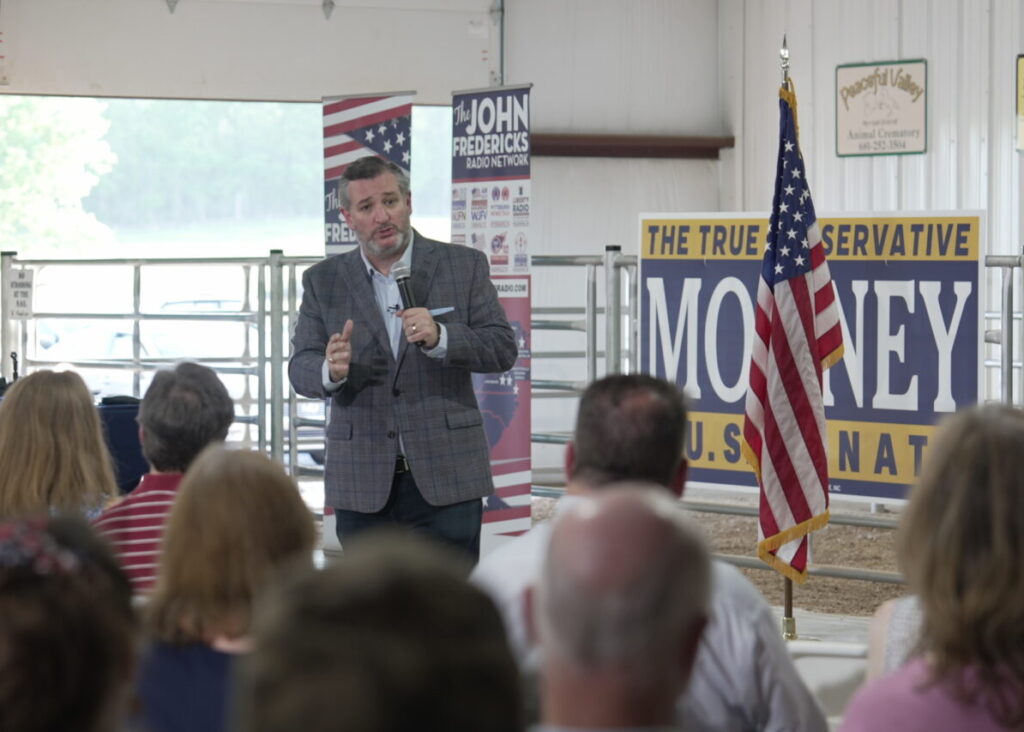 Ted Cruz speaking at Alex Mooney event