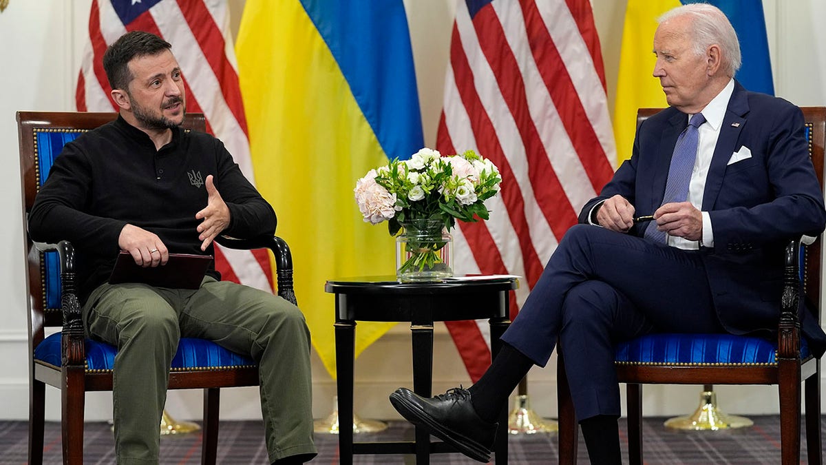 Biden and Zelenskyy meet