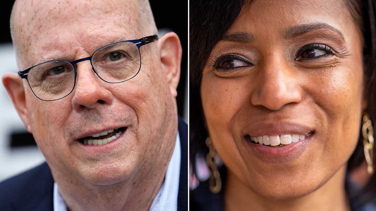 Larry Hogan and Angela Alsobrooks