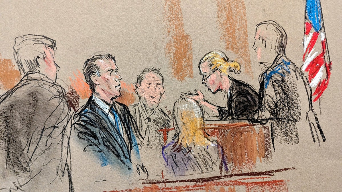 Hunter Biden trial courtroom sketch