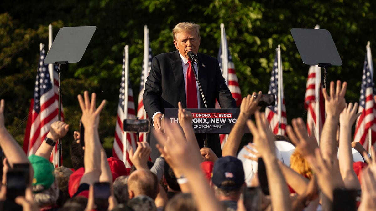 Trump speaks in NYC