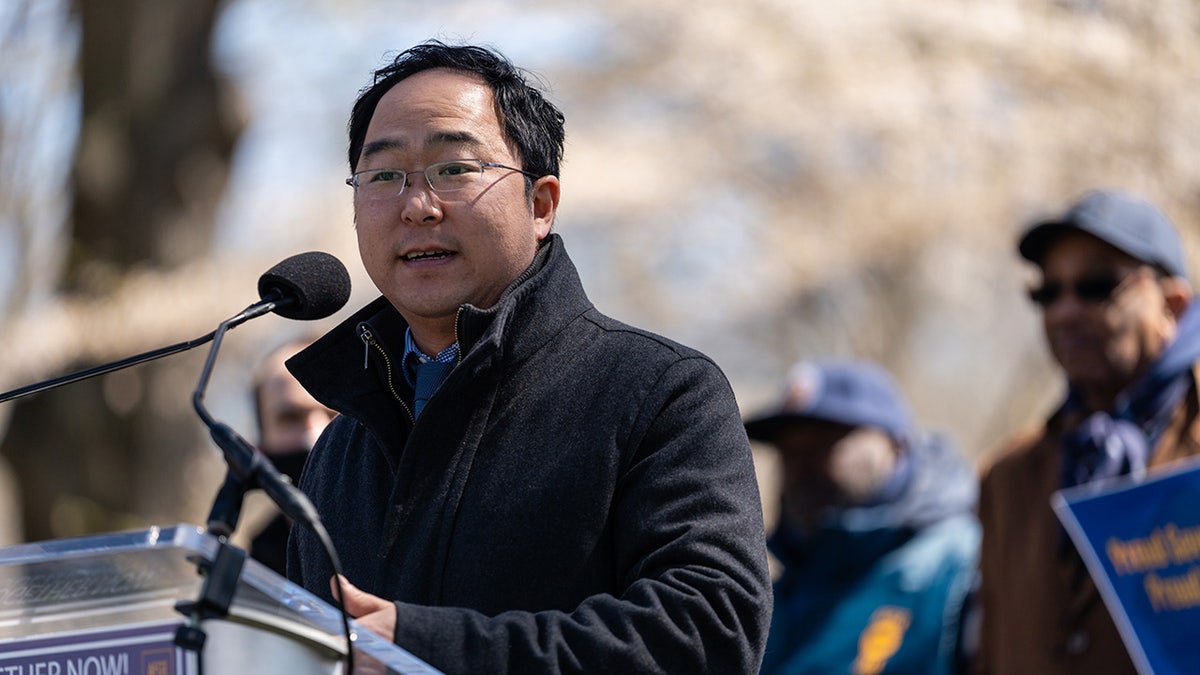 Andy Kim outside on Capitol Hill