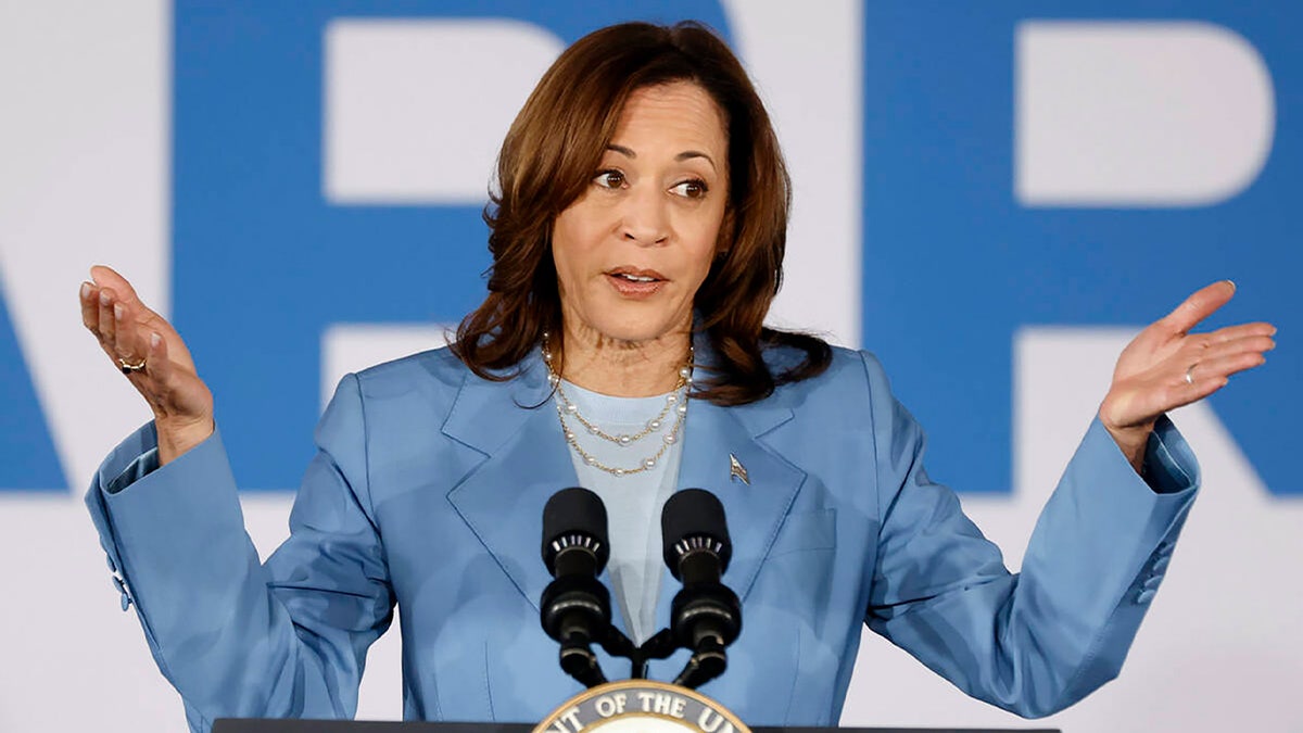 Kamala Harris campaigning in Nevada in June