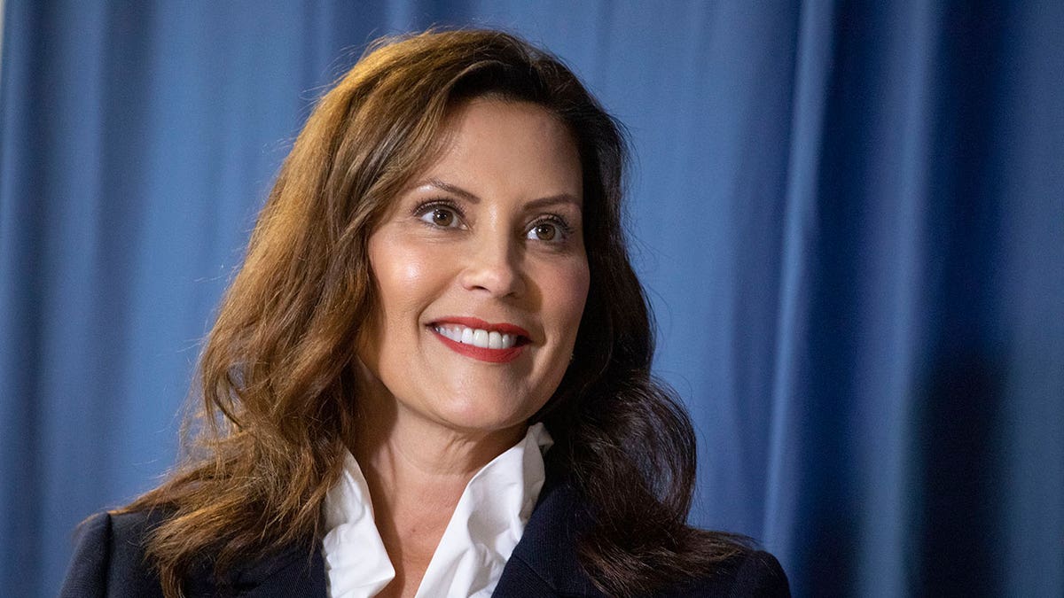 Gretchen Whitmer smiles