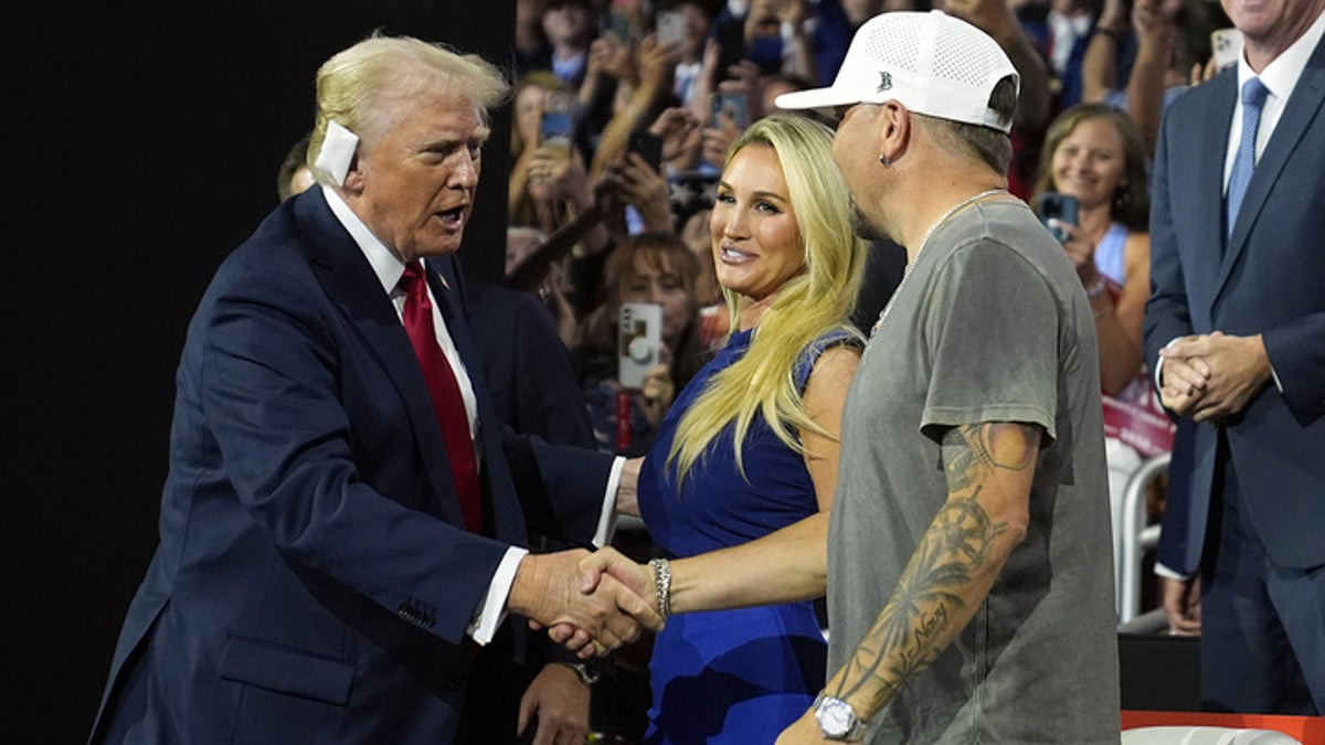 Trump, Jason Aldean, Brittany Aldean