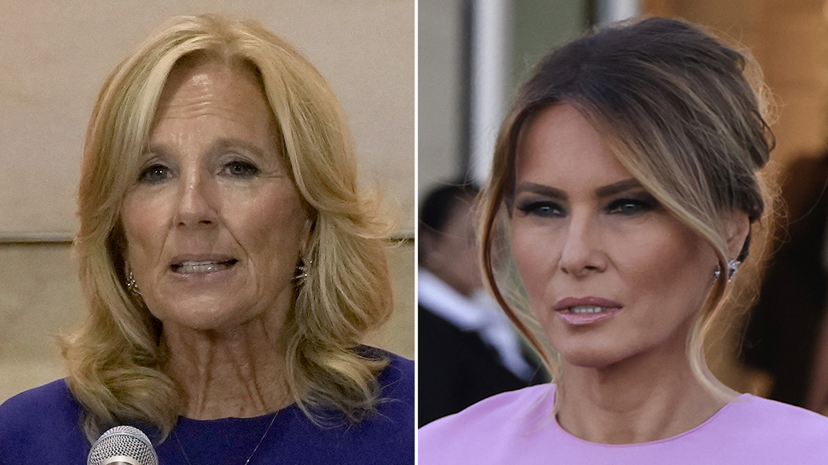 Jill Biden and Melania Trump split