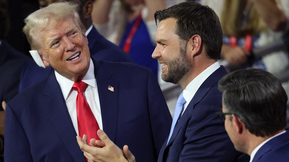 Donald Trump and JD Vance together at GOP convention