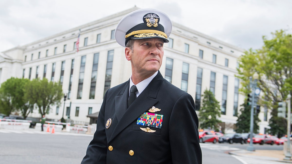 Ronny Jackson in Navy uniform in 2018 photo