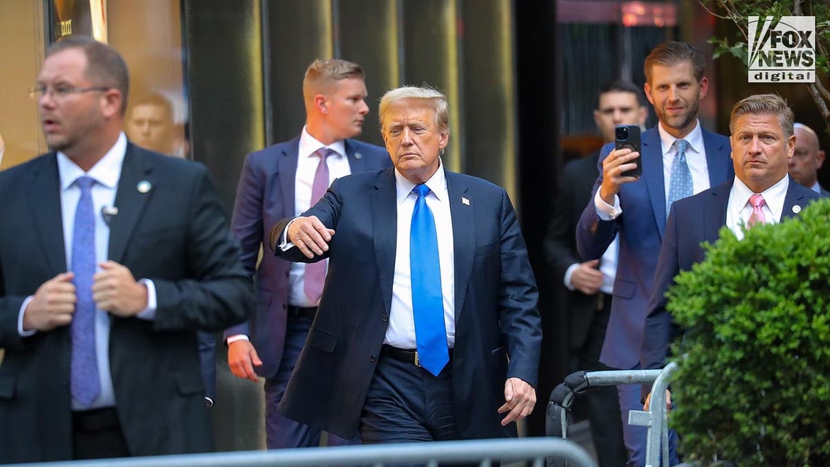 Donald Trump arrives to Trump Tower after being found guilty