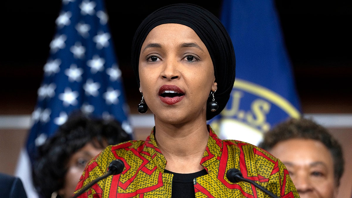 Omar addresses congressional progressive caucus