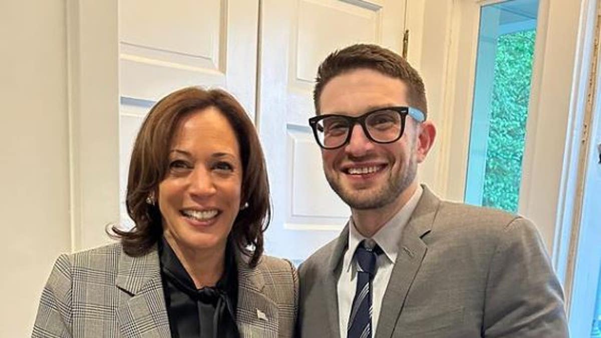 Kamala Harris and Alex Soros