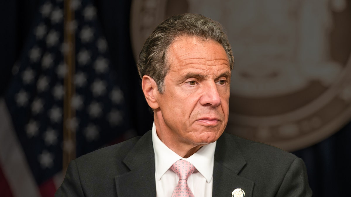 Andrew Cuomo in pink tie