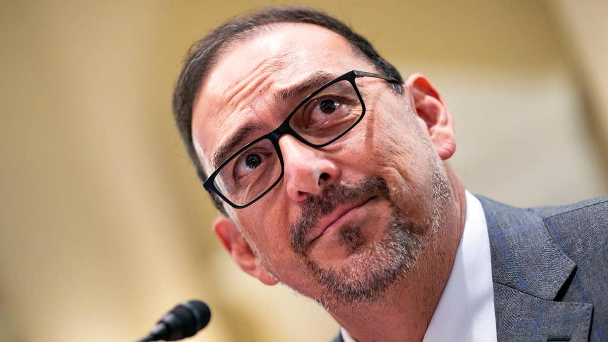 Arizona Secretary of State Adrian Fontes looks on during a House Administration Committee hearing in Washington, D.C.