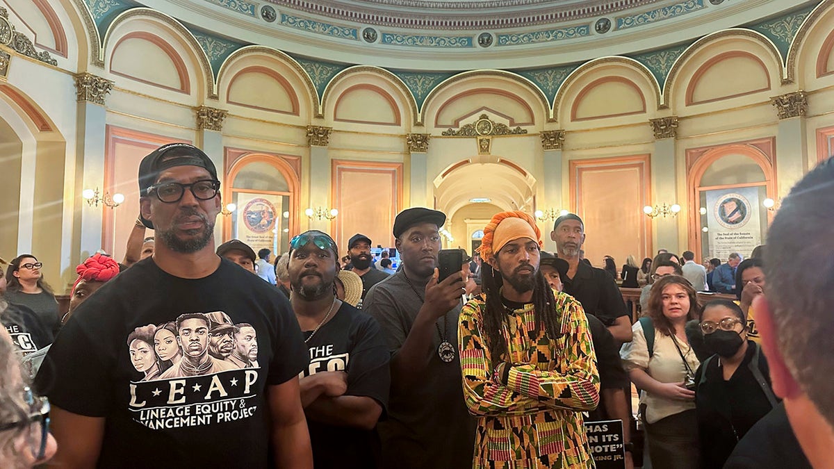 Black activists demand California lawmakers take up reparations bills