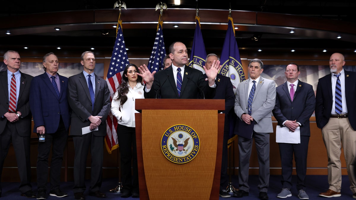 Bob Good and members of the House Freedom Caucus