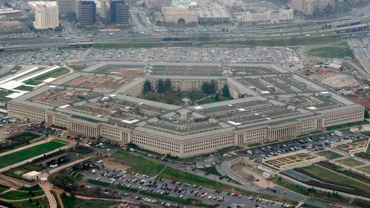 Pentagon seen from the air. 