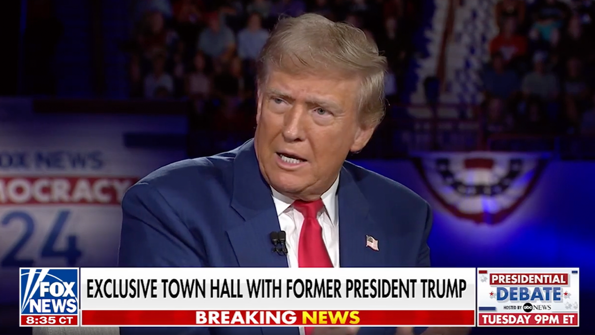 Trump in Fox News town hall