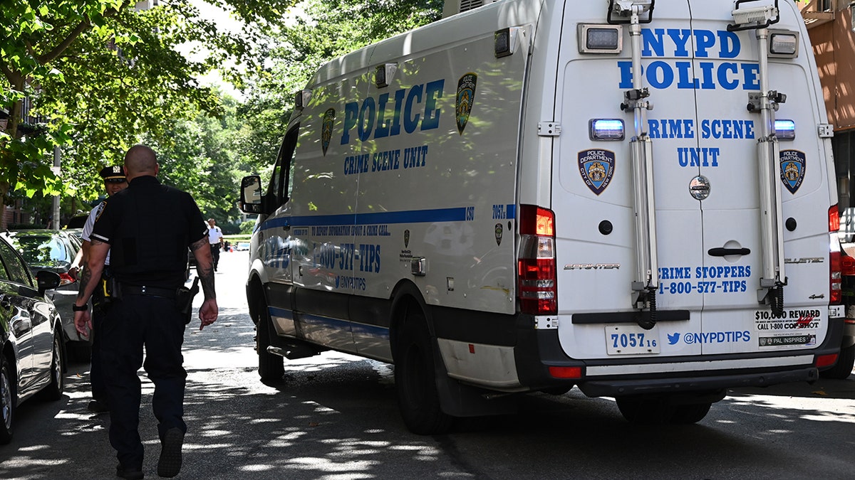 NYC crime scene van